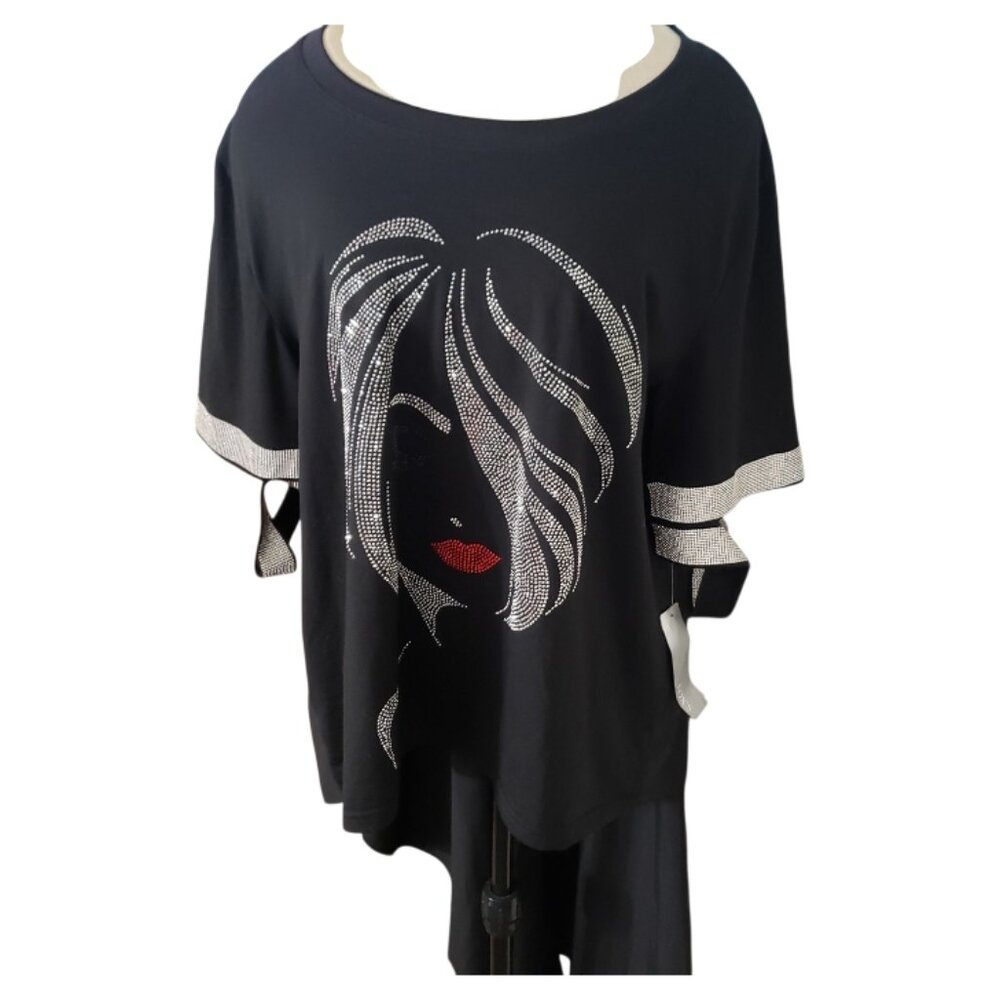 CT2169 NWT Stone Lady Split T-shirt XXL